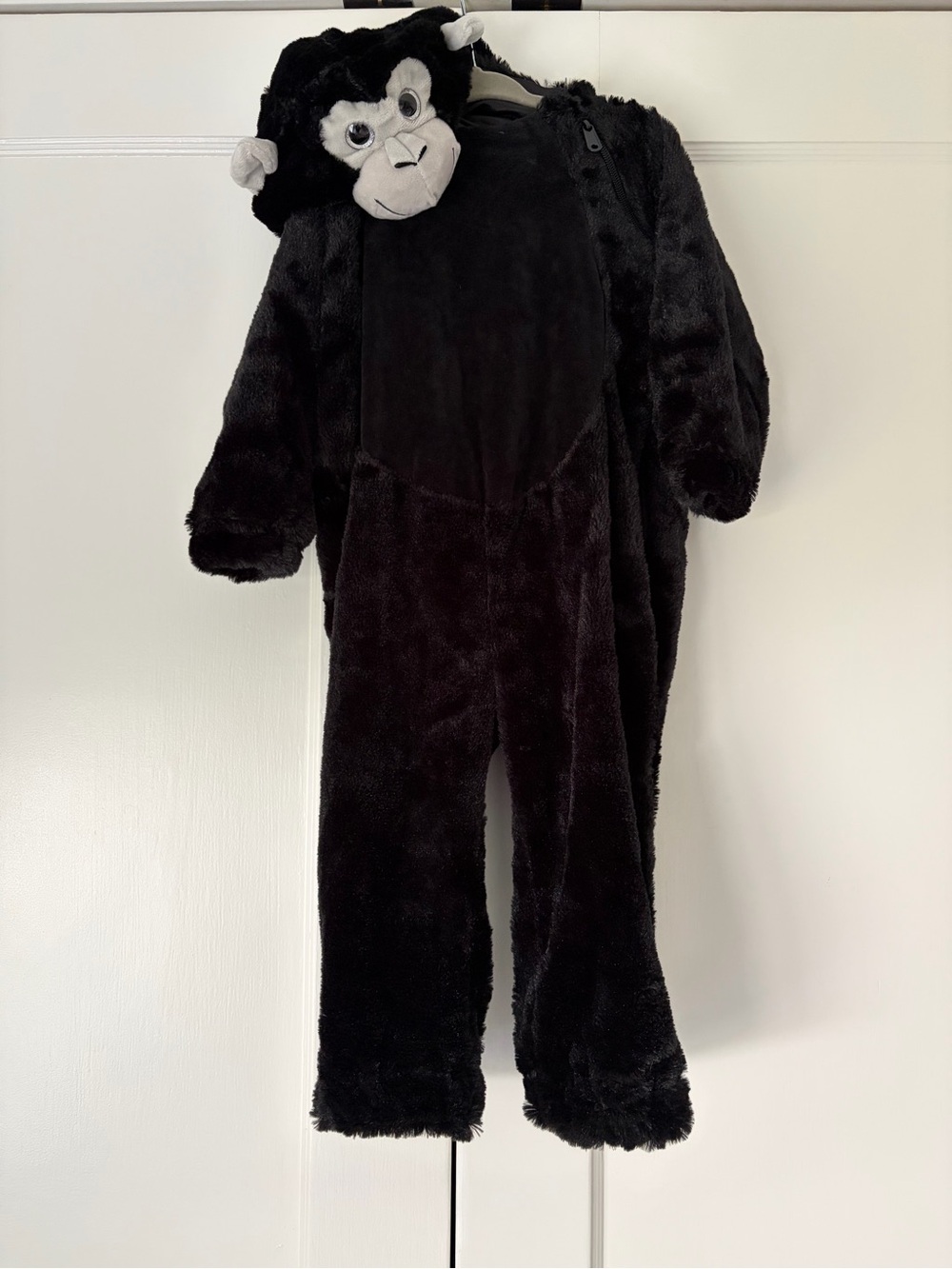 Plush Black Gorilla Costume Toddler Halloween Size 18-24 Months